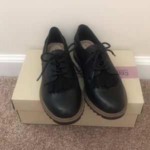 Clarks Griffin Mabel Leather Oxfords